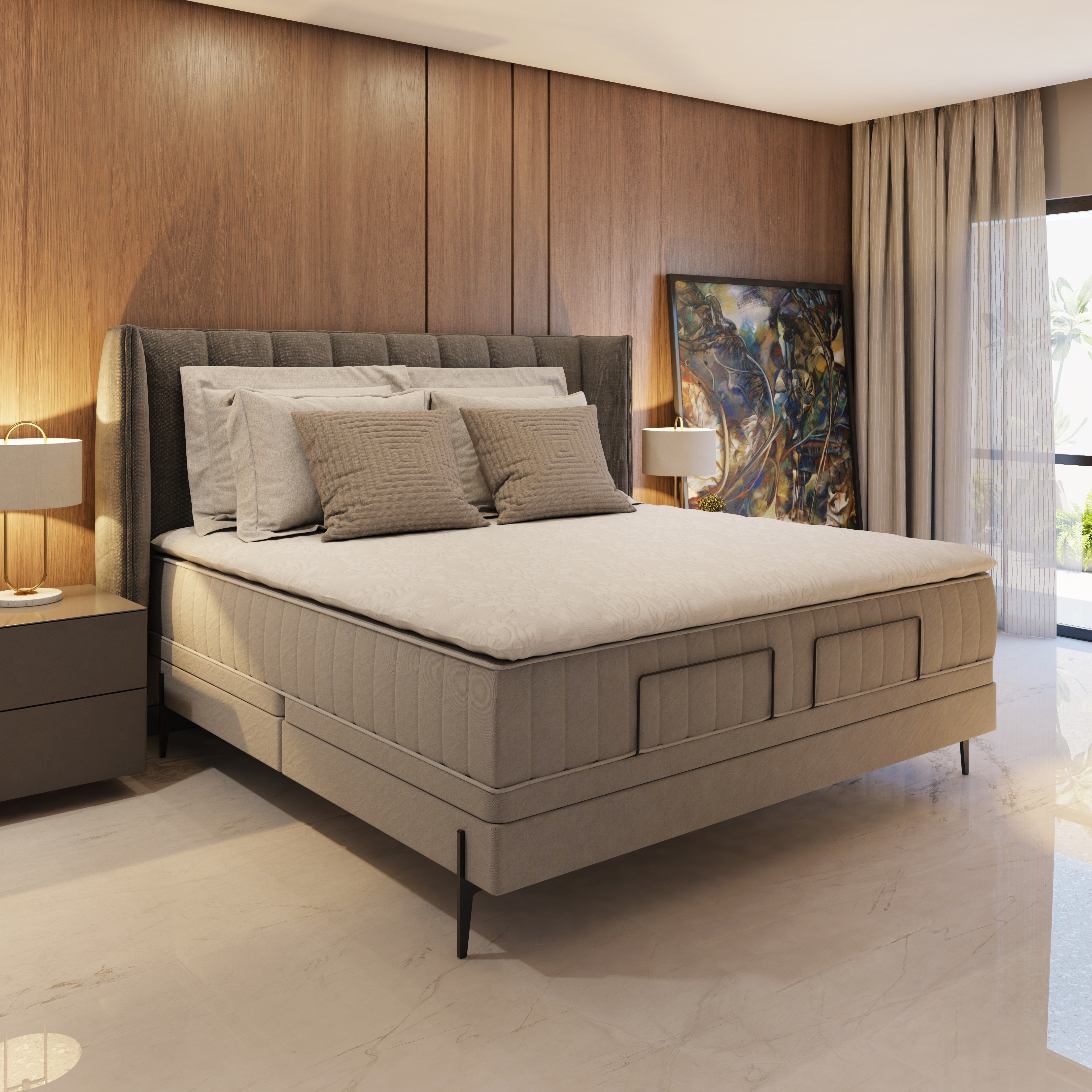 Detalhe de acabamento premium